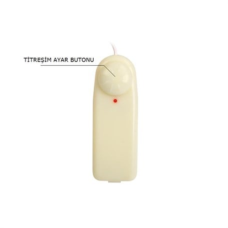 20 cm Belden Bağlamalı Oynar Başlı Vibratör İçi Dolu Strapon Penis - BDM0125