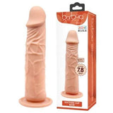 20 cm Belden Bau011flamalu0131 Realistik Vantuzlu Dildo Penis Set - BDM7013RB