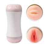 %10 İndirim – 20 cm Çift Taraflı Realistik Suni Oral & Vajinal Mastürbatör - CA-BDM7013