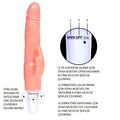 20 cm Klitoris Uyarıcılı Titreşimli Vibratör Dildo Penis - BDM1048