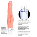 20 cm Klitoris Uyarıcılı Titreşimli Vibratör Dildo Penis - BDM1048