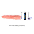 20 cm Klitoris Uyarıcılı Titreşimli Vibratör Dildo Penis - BDM1048