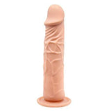 20 cm Belden Bau011flamalu0131 Realistik Vantuzlu Dildo Penis Set - BDM7013RB