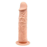 %10 İndirimli - 20 cm Belden Bağlamalı Realistik Vantuzlu Dildo Penis Set - CA-BDM7013RB