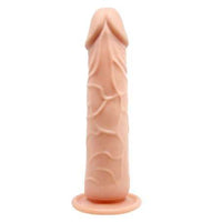 20 cm Belden Bağlamalı Realistik Vantuzlu Dildo Penis Set - CA-BDM7013RB