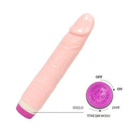 %10 İndirim – 20 cm Titreşimli Realistik Vibratör Penis Dildo - CA-B1027