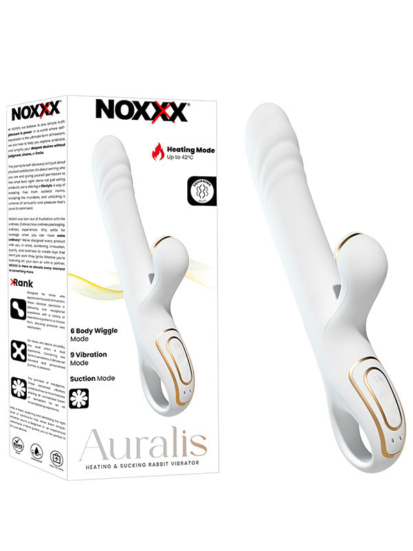 NOXXX Auralis Isıtmalı Emme ve Kıvrılma Hareketli Tavşan Vibratör - 202115