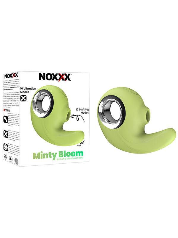 NOXXX Minty Bloom Şarjlı Çift Fonksiyonlu Emme ve Titreşimli Vibratör - 202222