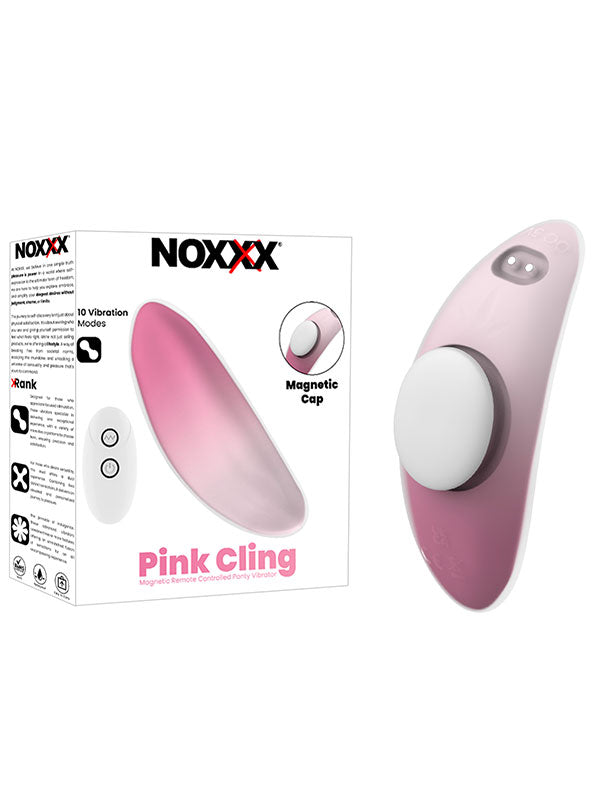 NOXXX Pink Cling Mıknatıslı Giyilebilir Uzaktan Kumandalı Vibratör - 202224