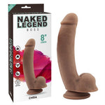 20,5 cm Gerçekçi Melez Dildo Penis -Boss - CA-BDM1802