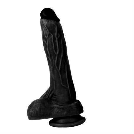 20,5 cm Gerçekçi Silikon Vantuzlu Zenci Penis - Holy Dragon - BDM10030