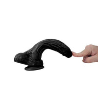 20,5 cm Belden Bağlamalı Realistik Dildo Zenci Penis Set - BDM10030B