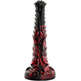 21 cm Et Dokulu Fantezi Renklerde Gerçekçi Çift Katmanlı Sünnetsiz Silikon Penis - Horse Power 5 - BDM1623