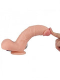21 cm Belden Bağlamalı Titreşimli Realistik Dildo Penis Set - BDM10018VB