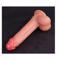 21 cm Manyetik Şarjlı Çift Katmanlı Uzaktan Kumandalı Titreşimli Silikon Penis - BDM1809B