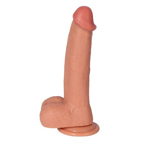 23 cm Belden Bağlamalı Realistik Dildo Penis Set - BDM1045B