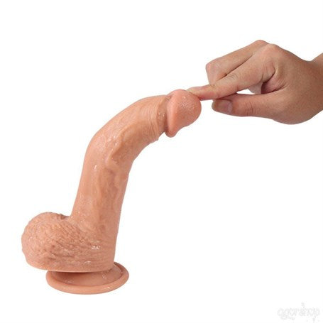 21 cm USB Şarjlı Uzaktan Kumandalı Dildo Vibratör - Dean - BDM10007V
