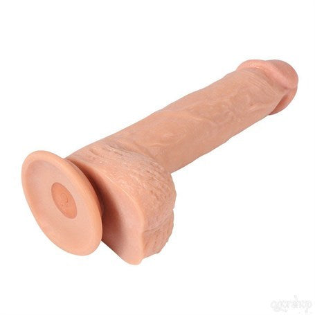 21 cm Belden Bağlamalı Titreşimli Realistik Dildo Penis Set - BDM10007VB