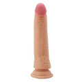 21 cm Yeni Nesil Çift Katmanlı Realistik Vantuzlu Testissiz Dildo Penis - Kable - BDM1502