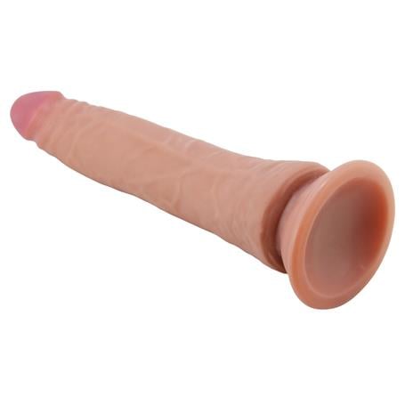 21 cm Yeni Nesil Çift Katmanlı Realistik Vantuzlu Testissiz Dildo Penis - Kable2 - BDM1504