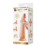 Belden Bağlamalı 21 cm Yeni Nesil Çift Katmanlı Realistik Vantuzlu Testissiz Dildo Penis - Kable - BDM1502B