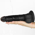 21,5 cm Belden Bağlamalı İçi Dolu Zenci Strapon Dildo - LV715028