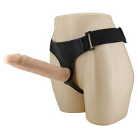 %10 İndirim – 21,5 cm Belden Bağlamalı Kıkırdaklı Bükülebilir İçi Dolu Strapon Penis - CA-BDM2247