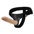 21,5 cm Belden Bağlamalı Kıkırdaklı Bükülebilir İçi Dolu Strapon Penis - BDM2247