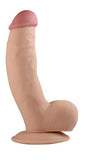 20 cm Belden Bağlamalı Realistik Dildo Penis Set - LV1081B