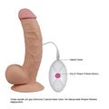 20 cm Belden Bağlamalı Titreşimli Realistik Dildo Penis Set - LV1093B