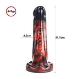 Belden Bağlamalı 21,5 cm Gerçekçi Kalın Dildo Penis - Monster43 - BDM1628B