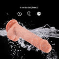 21,5 cm Uzaktan Kumandalı Su Fışkırtmalı Vantuzlu Realistik Dildo Penis - BDM1068