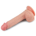 22 cm Belden Bağlamalı Gerçekçi Çift Katmanlı Silikon Penis - LV4003FB