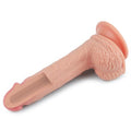 22 cm Gerçekçi Çift Katmanlı Silikon Penis - LV4003F