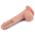 22 cm Belden Bağlamalı Gerçekçi Çift Katmanlı Silikon Penis - LV4003FB