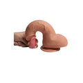 22 cm Gerçekçi Çift Katmanlı Silikon Penis - Ercules - BDM10029