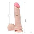 22 cm Realistik Vantuzlu Dildo Penis - BDM1036B