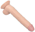26 cm Belden Bağlamalı Vantuzlu Realistik Penis Anal Vajinal Dildo - PX053B