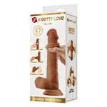 22 cm Yeni Nesil Çift Katmanlı Realistik Vantuzlu Dildo Penis - Tallen - BDM1397