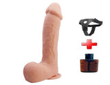 22,2 cm Realistik Vantuzlu Dildo Penis - Johnson - CA-BDM8042B