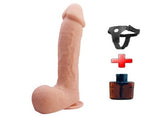 %10 İndirimli - 22,2 cm Realistik Vantuzlu Dildo Penis - Johnson - CA-BDM8042B