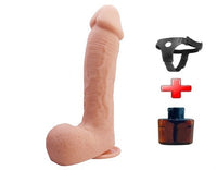 %10 İndirimli - 22,2 cm Realistik Vantuzlu Dildo Penis - Johnson - CA-BDM8042B