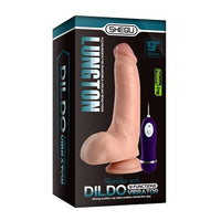 22,5 cm Belden Bağlamalı Titreşimli Realistik Dildo Penis Set - BDM10021VB