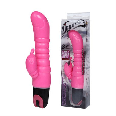 23 cm G-Spot Jel Dokuya Sahip Titreşimli Vibratör - B1054