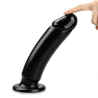 22,5 Cm Siyah Yumuşak Kalın Anal Dildo - LV2243