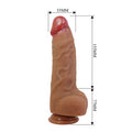 23,2 cm Realistik Vantuzlu Dildo Penis - Najm - BDM1467