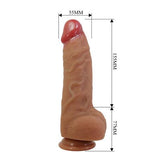23,2 cm Realistik Vantuzlu Dildo Penis - Najm - BDM1467
