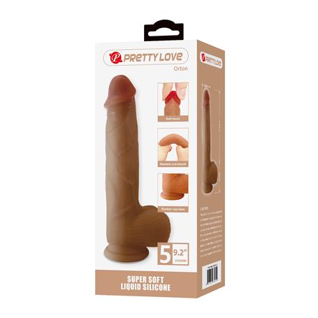 23,5 cm Realistik Vantuzlu Dildo Penis - Orton - BDM1468