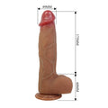 23,5 cm Realistik Vantuzlu Dildo Penis - Orton - BDM1468