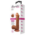 23,5 cm Realistik Vantuzlu Melez Dildo Penis - BDM8040